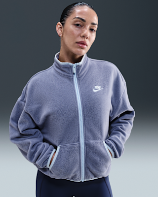 Nike Sportswear Club Fleece Women's Loose Cozy Track Jacket. Nike.com